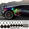 DIY Car Modification Car Decals Trims Waterproof Vinyl Hexagon Honeycomb Decals