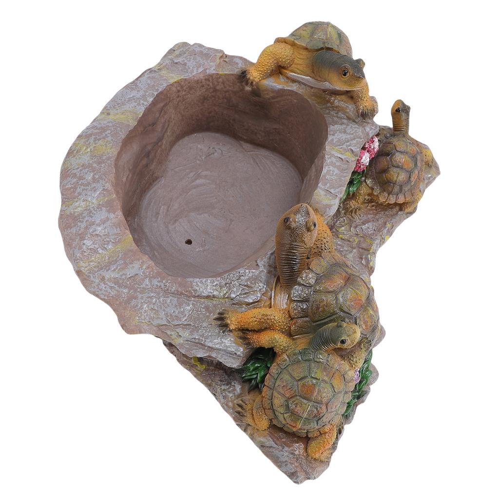 Turtle Plant Pot Creative Exquisite Resin Turtle Sculpture for Indoor Outdoor Decoration