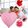 Giant Heart Shaped Aluminum Foil Balloon Oversized Love You Wedding Valentine Party Decoration Romantic Backdrop Proposal Decor