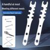 11-in-1 Multi-functional Household Woodworking Wrench - Plum Blossom Design with Hexagonal and Forked Ends