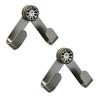 Wheel Shape Adjustable Pot Lid Holder Suction Cup Mount No Hole Installation for Efficient Kitchen Organization