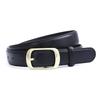 Style Chic Korean Womens Leather Belt With Eyecatching Golden Design Buckle