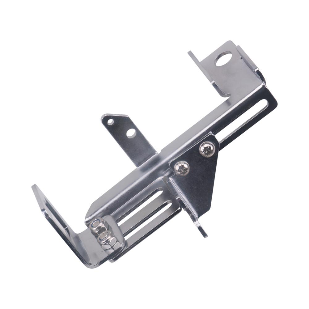 Chrome Throttle Cable Kick Down Bracket Kickdown Auto Manual Transmission Fits for Chevy