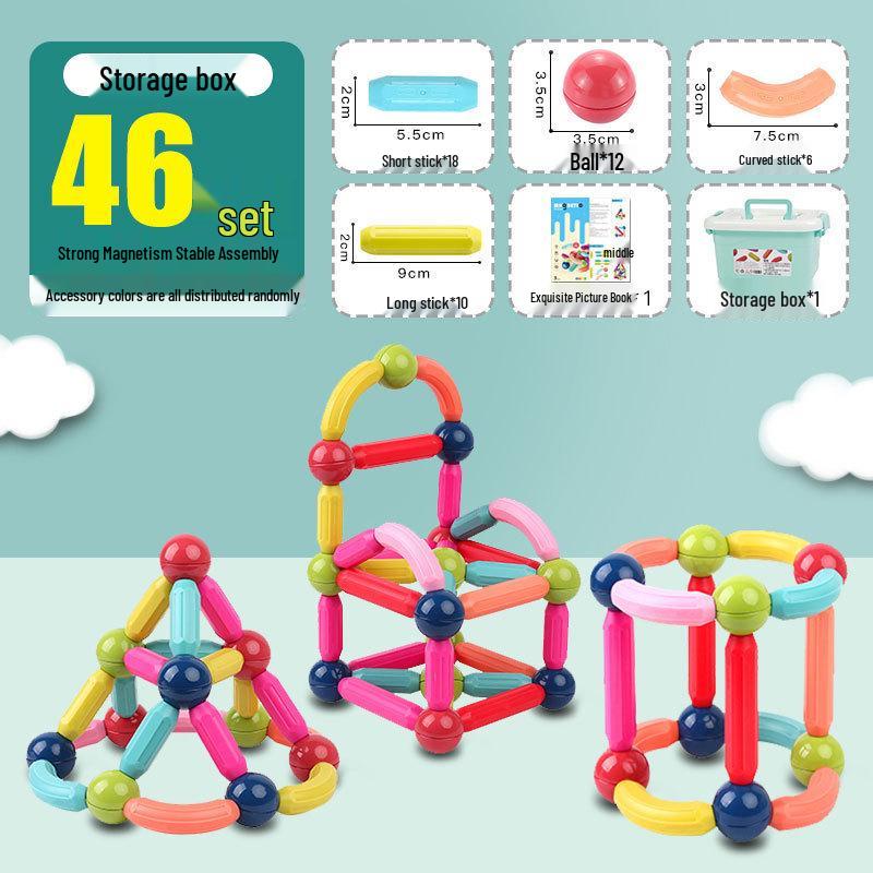 Magnetic Building Blocks: Toddler Educational Toys for Boys & Girls, Ages 3-6