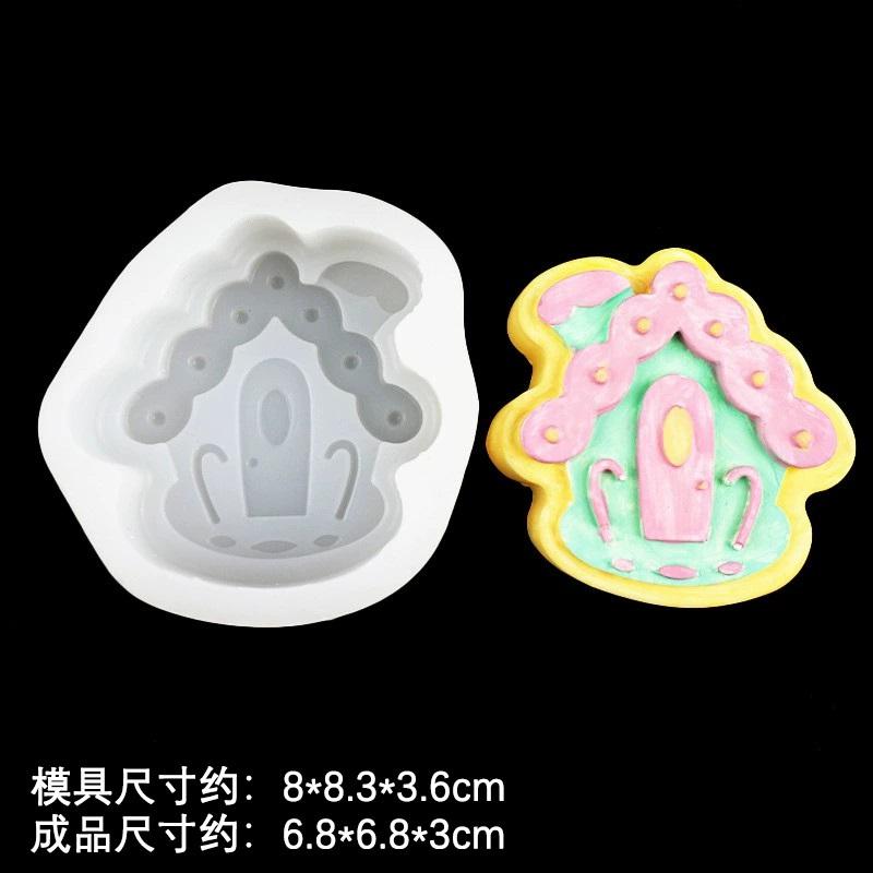 2025 New Cartoon Candle Silicone Mould Christmas Resin Crystal Making Holiday Party Decor Chocolate Gifts
