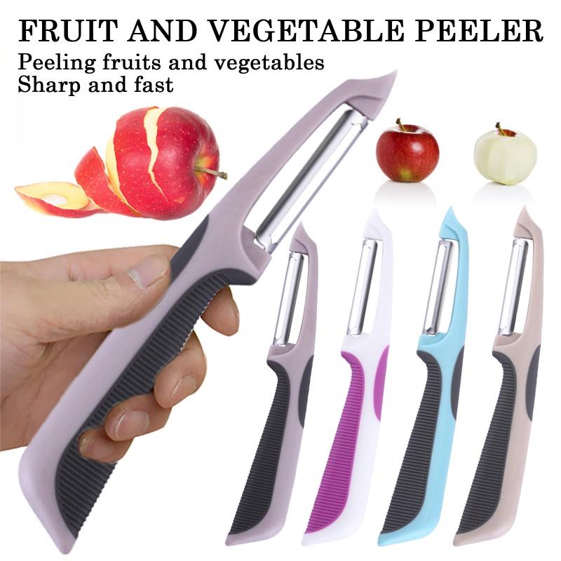 Upgrade Your Kitchen with This Multifunctional Stainless Steel Vegetable & Fruit Peeler!