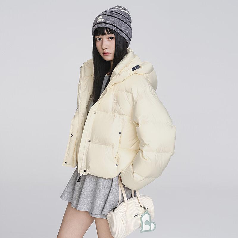 Ledin Women s Hooded Short Down Jacket M