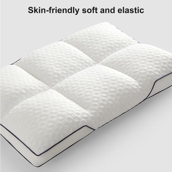 Krční polštář Ergonomický Trojrozměrný Slza Nadýchaný Prodyšný Šestihranná Podpora krku Mřížka Tvar Krk Ortopedický