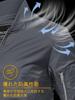 Stadium Jacket Windbreaker Baseball Motorcycle Jacket Military Jacket Winter Casual Autumn Clothing Windproof Plain Outerwear Dark Gray 3XL [TACVASEN]