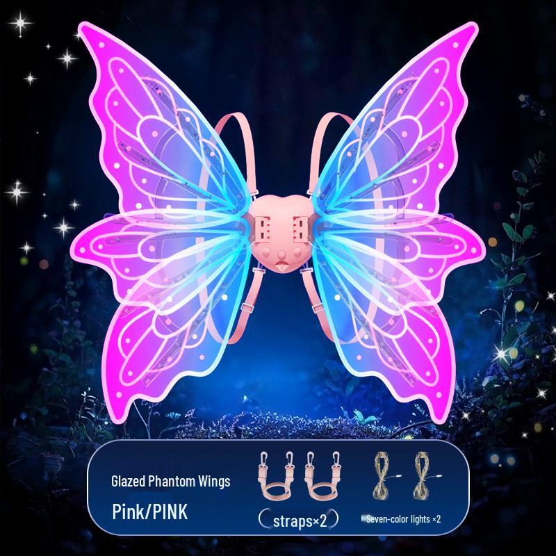 Electric Devil Butterfly Wings: New Elf Fairy Wings with Light and Music