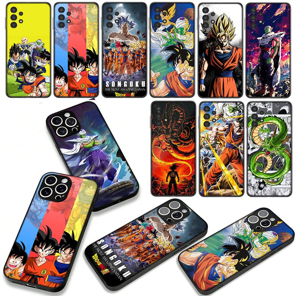 for Samsung Galaxy A36 A17 A26 A07 A35 A54 A53 A13 A33 A34 S8 S9 S20 S21 FE S10 Plus Cover Case Piccolo Dragon Son Gokus Ball z