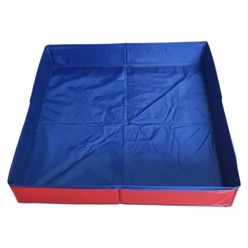 

Large portable folding sand table, easy to store and transport, foldable design, sturdy structure, pet bathtub синій