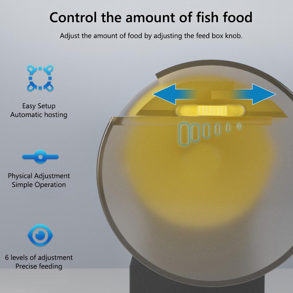 Automatic Fish Feeder Fish Tank Feeder Aquarium Goldfish Feeder for Fish Tank Aquarium and Turtle Tank