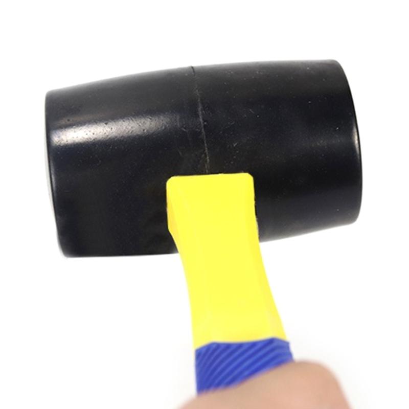 Soft Rubber Hammer Rubber Mallet Soft Hammer Soft Impact Tool for Crafts, Camping, Furniture Assembly Hand Tool