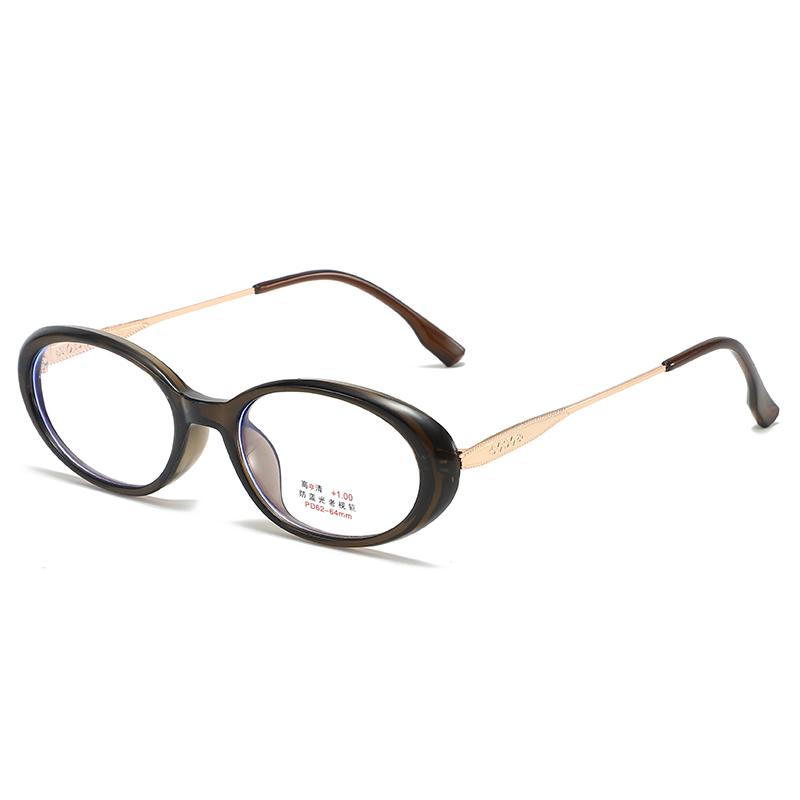 2025 Unisex Fashion Reading Glasses Trendy Stylilsh Round Frame Presbyopia for Men Women Blue Light Blocking Far Sight Eyewear