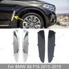 For BMW X6 F16 2015 2016 2017 2018  Front Door Fender Side Trim Vent Leaf Plate Decoration Strip Cover 51768063027