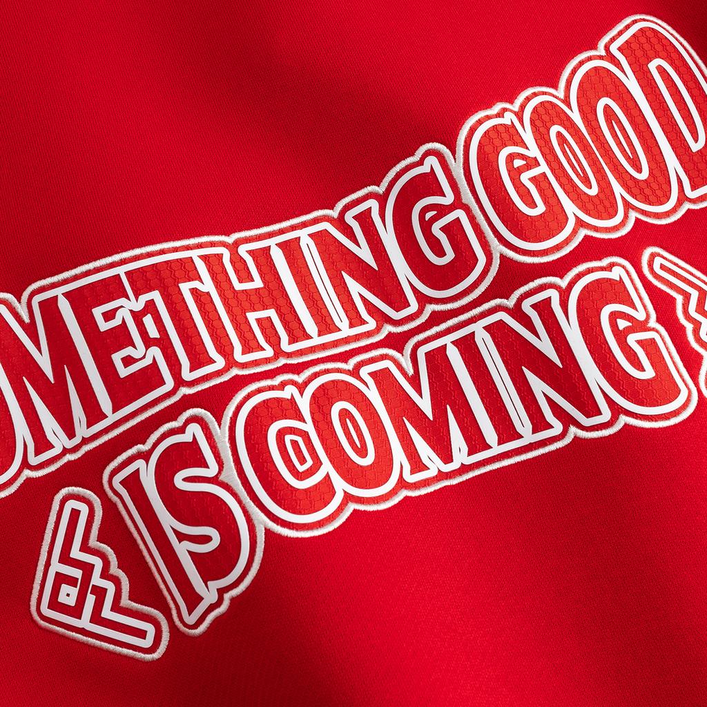 Anta Good Things Happen Mens Knitted Sports Jacket Men jackets Deep-Red 152618709S-1