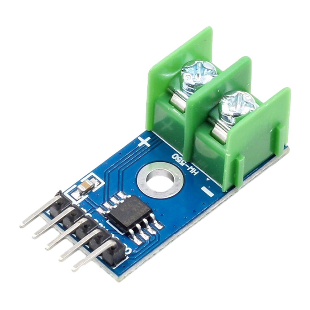 

MAX6675 Temperature Measurement Sensor Module DC 3.0-5.5V K Type Thermocouple Sensors Set Range 0℃-1024℃ Electronic Components