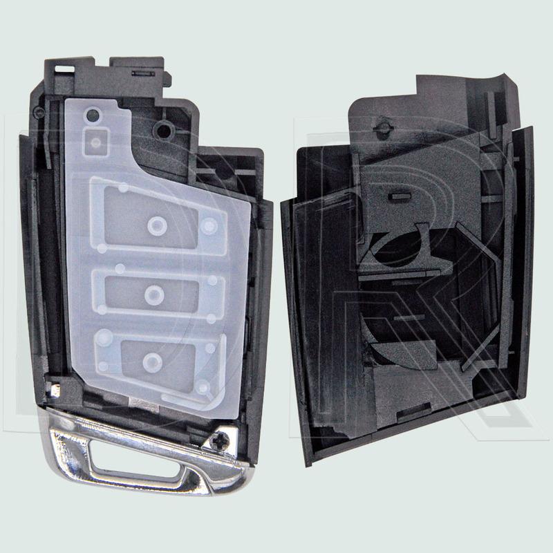 DR Modified Car Remote Flip Key Shell Case For VW Volkswagen Passat Golf 6 7 Polo MK7 8 Tiguan Seat Skoda Superb Octavia Atlas
