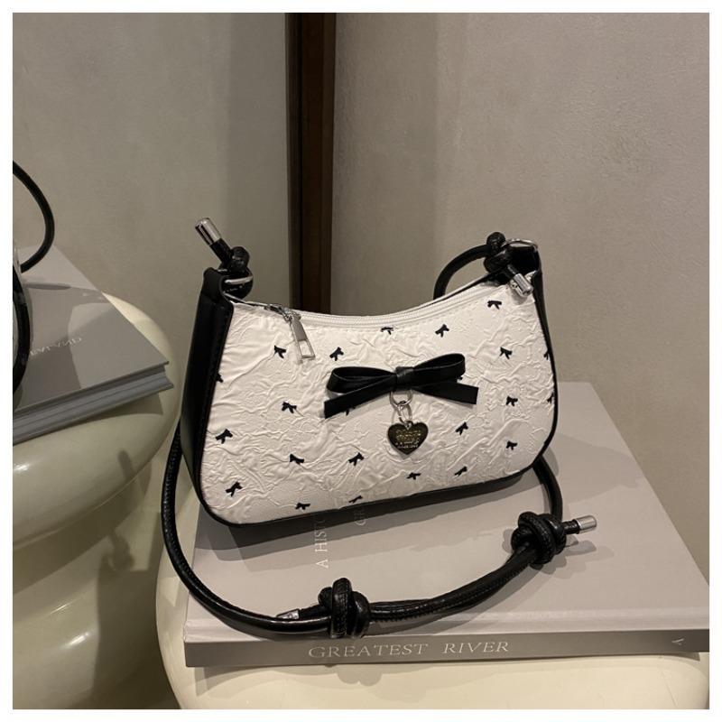 Bogenförmige Halbmondförmige Achseltasche, Eine Modische und Luxuriöse Kleine Quadratische Einzelschultertasche