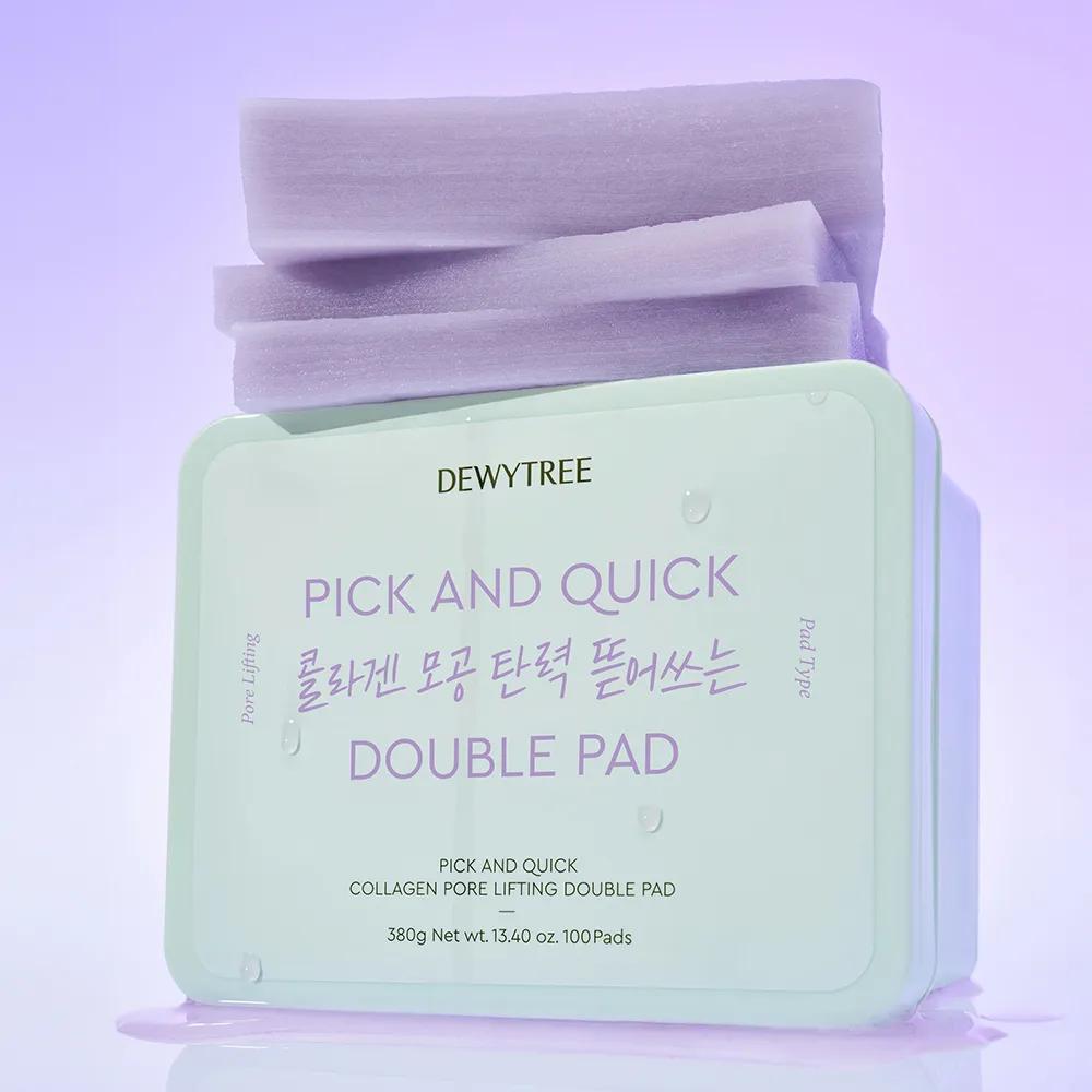 Dewytree Pick And Quick Collagen Pore Lifting Double Pad 100P