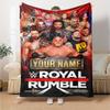 Royal Rumbl Customize Text Blanket Cozy Personalized Blanket Warmthful Decor for Livingroom Bed Office Chair Living Room All-Season Use