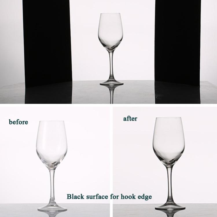 3-in-1 Reflective Board A3 Cardboard Folding Light Diffuser Board (White + Black + Gold)