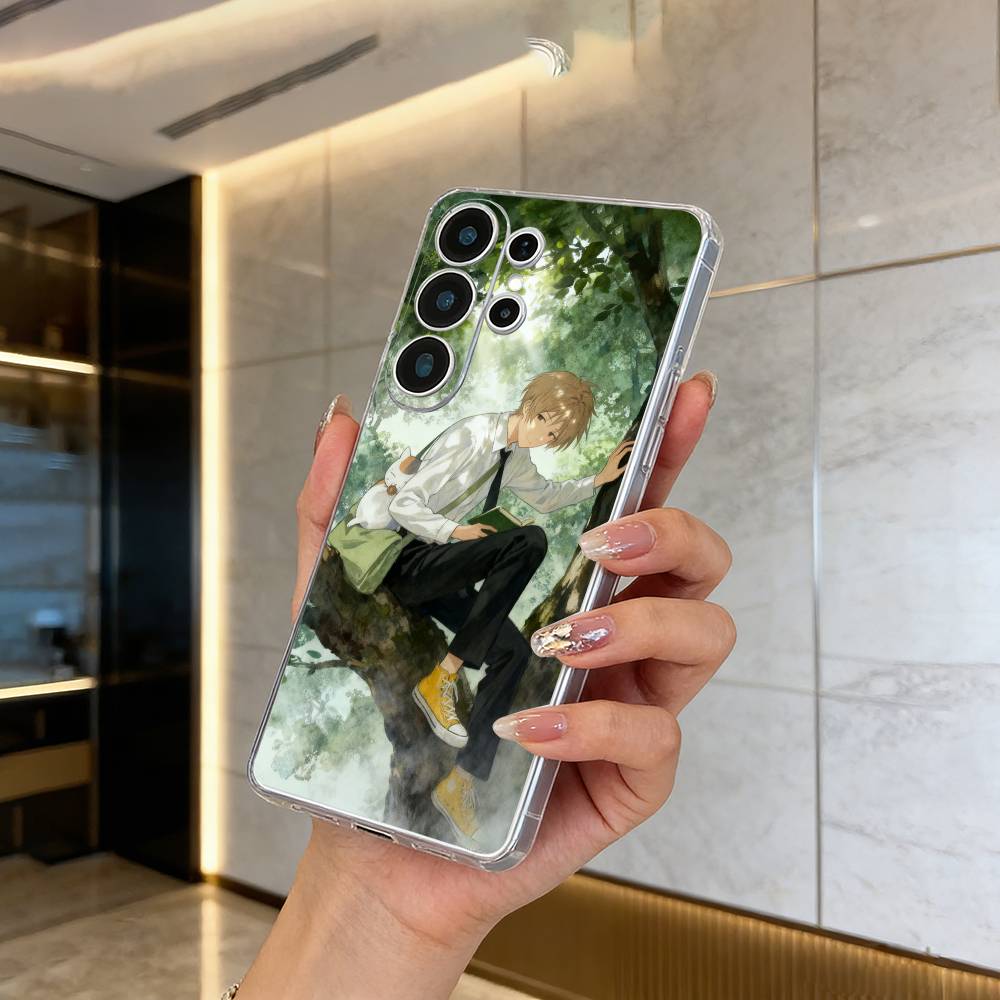 

Natsume s -Book of -Friends Phone Case For Samsung S25,S24,S21,S22,S23,S30,Ultra,S20,Plus,Fe,Lite Transparent Cover Samsung S235G