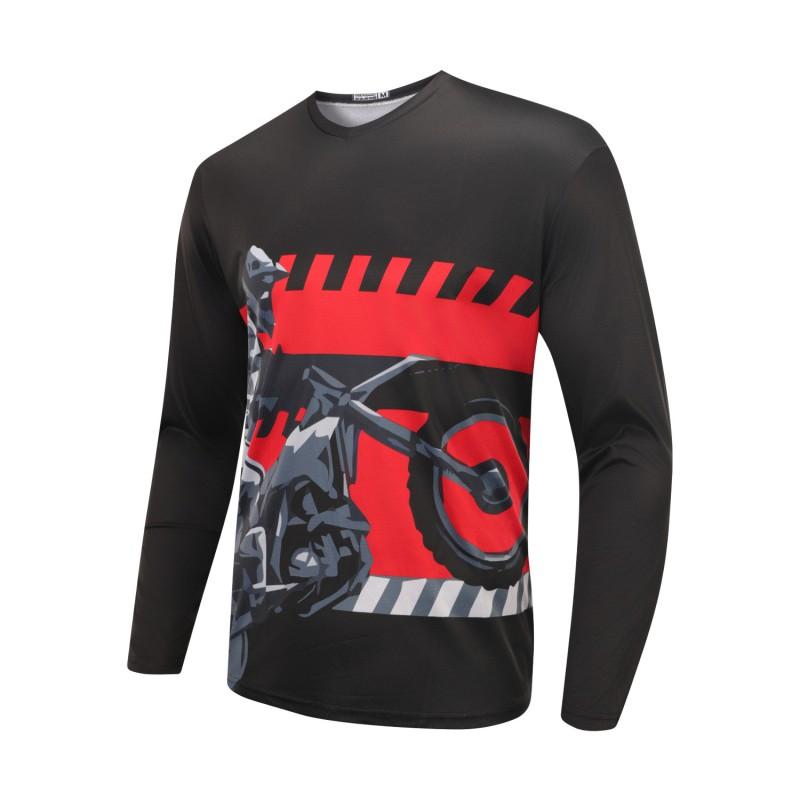 1 Mens Long Sleeve Cycling Jersey Quick Dry Breathable Mountain Road Bike Riding Shirt Fall