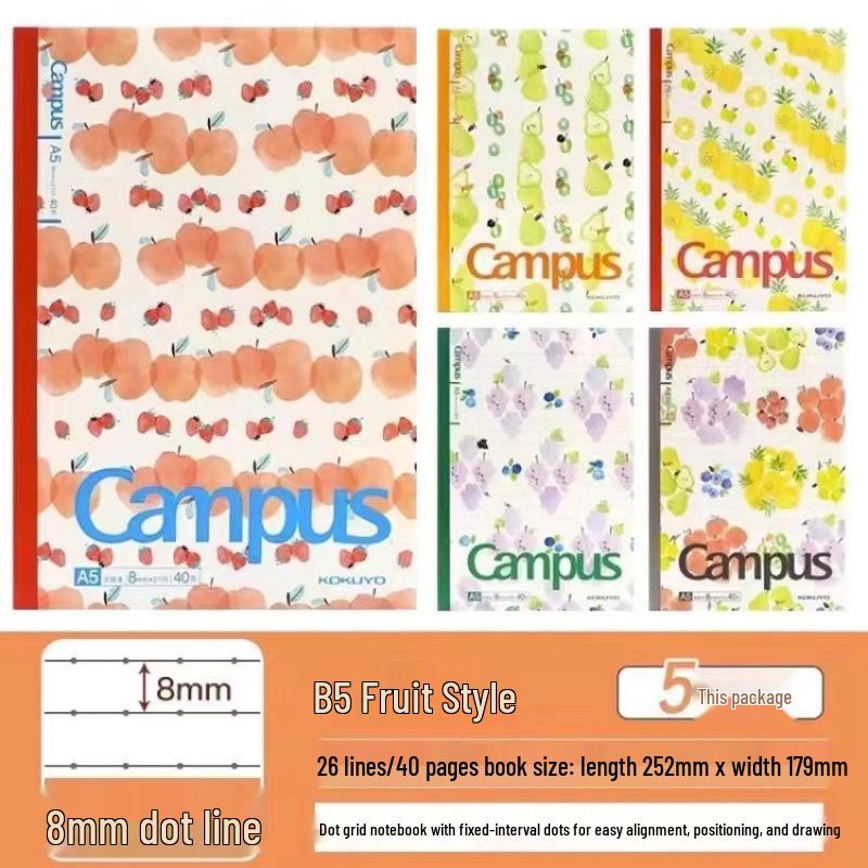 Kokuyo Limited Edition Wireless Binding Student Manuscript Notebook with Japanese Dowling Paper