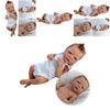Lifelike 18-inch Reborn Baby Doll Handmade Silicone Body Safe And Non-toxic Perfect Gift For Kids