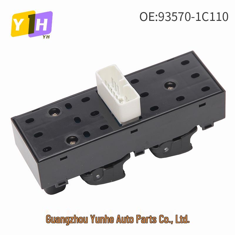 Suitable for 03-10 Hyundai: 93570-1C110 Power Window Control Switch Glass Lifter