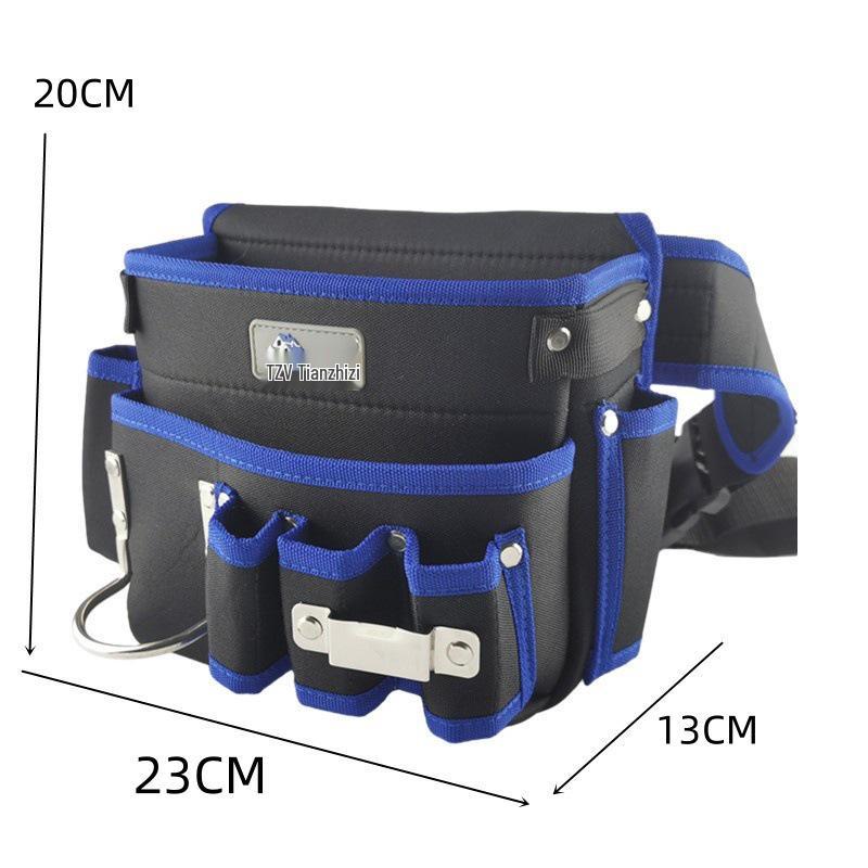 Durable Cowhide Nail Pouch for Woodworking: Multi-Functional Tool Belt for Men