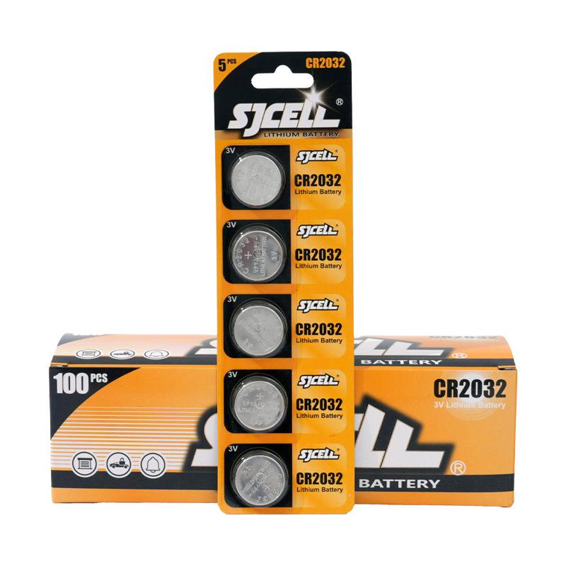 CR2032 Lithium Manganese 3V Button Battery