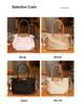 Simple Casual Women's Dumpling Handbag: High-End, Large Capacity, Crossbody & Commute Bag