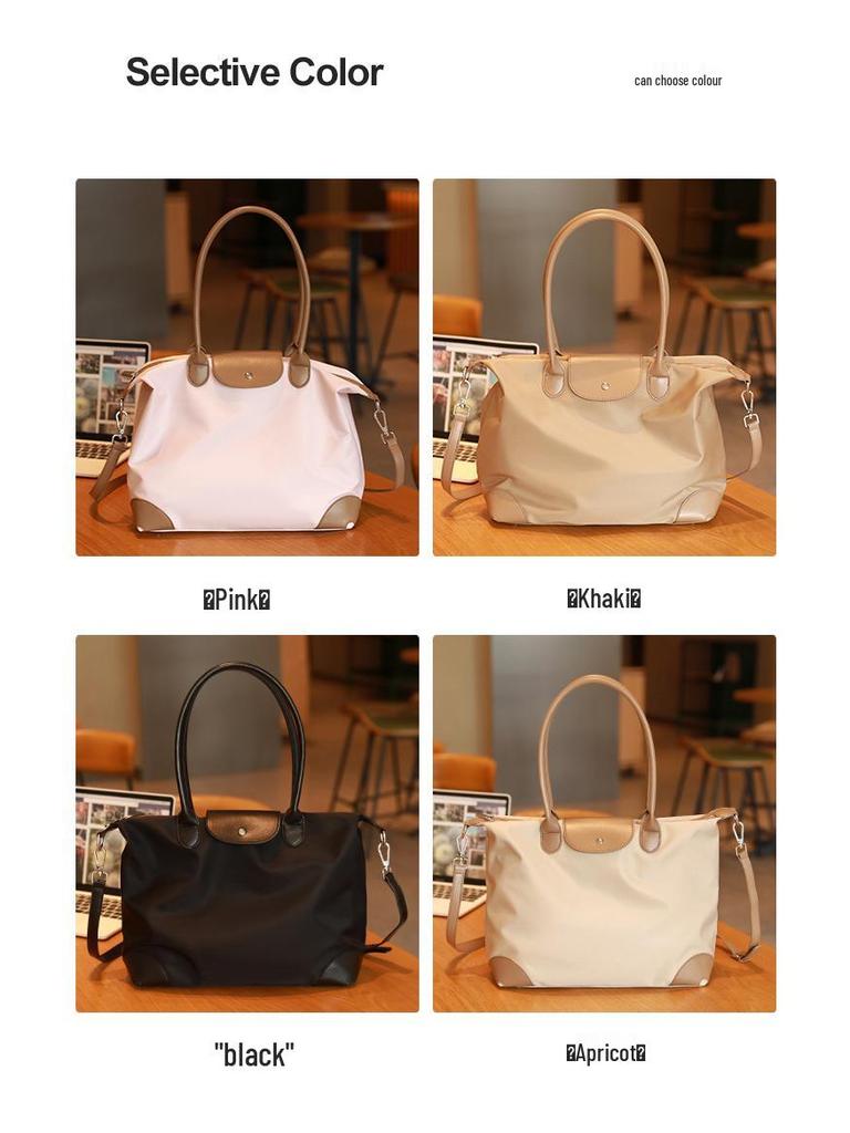 Simple Casual Women's Dumpling Handbag: High-End, Large Capacity, Crossbody & Commute Bag