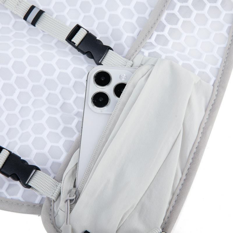 Gilet Leggero Sportivo da Esterno con Tasca per Telefono - Ideale per Corsa, Escursionismo, Ciclismo e Deposito