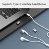 USB C Samice na USB Samec Kabelový Převodník USB2.0 Samec na Typ C Samice Adaptér Funkce Snadné Zapojení a Přehrávání Příslušenství