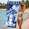 Customizable Personalized Beach Towels Genshin Impact Furina Themed designs.Suitable for the Beach, Yoga, Sports;ideal As Beach Accessories