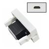 HDTV Female To Female Socket Connector Module For Wall Face Plate Easy Installation Home Theater Accessories