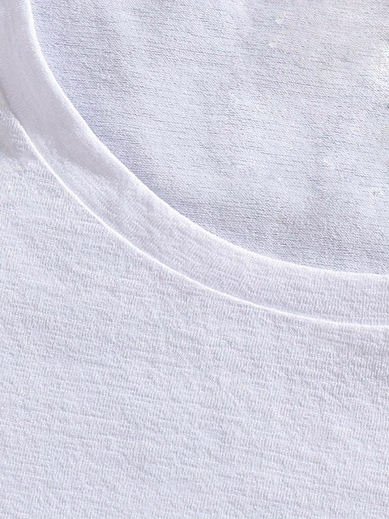 European Size Plus Size Valentine's Day He's Mine Print T-shirt, Men's Casual Street Style Stretch Round Neck Tee Shirt, Men's Clothing