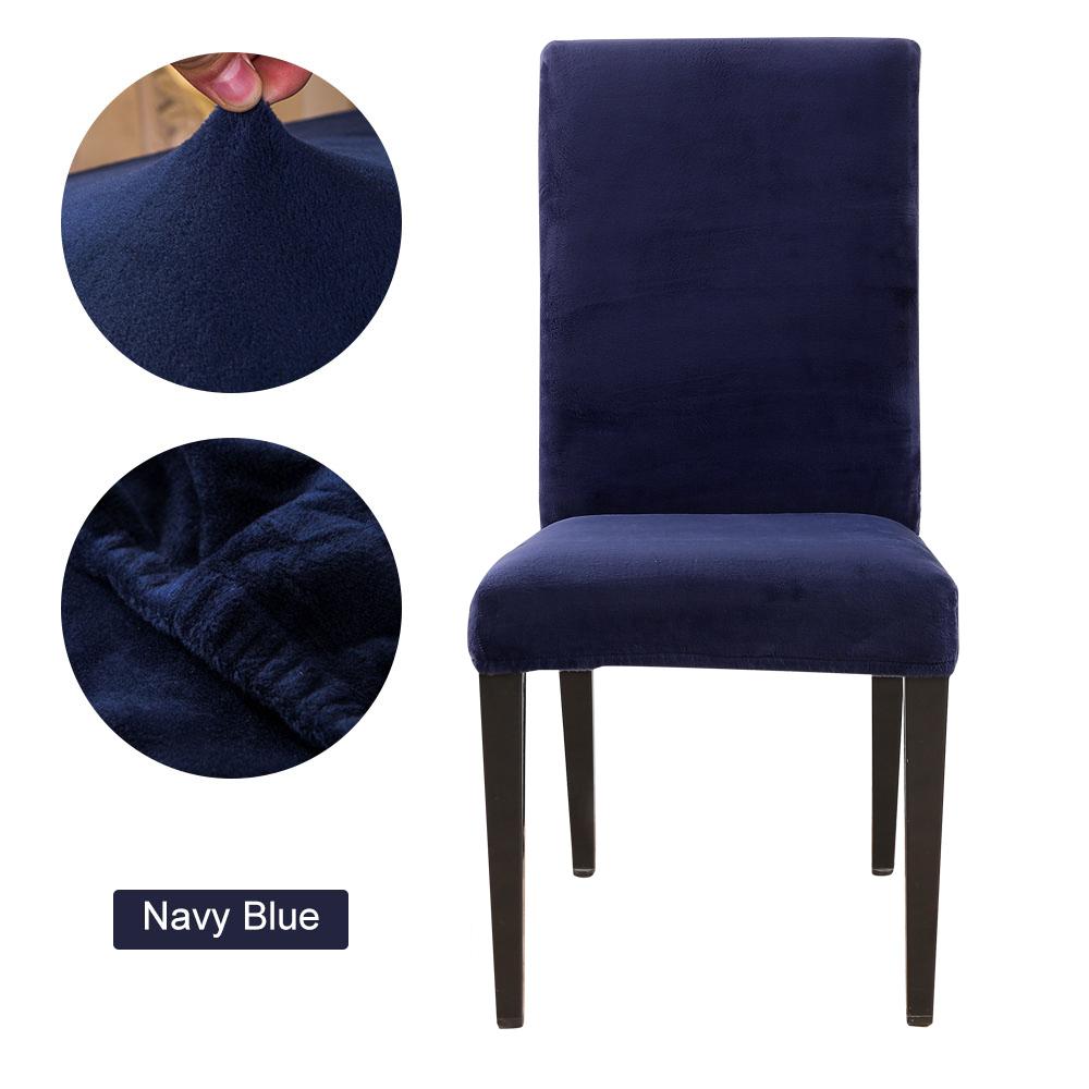 

Мягкие чехлы на стулья для столовой, эластичные чехлы на стулья для столовой, однотонные защитные чехлы для стульев, чехлы для стульев Parson 1piece