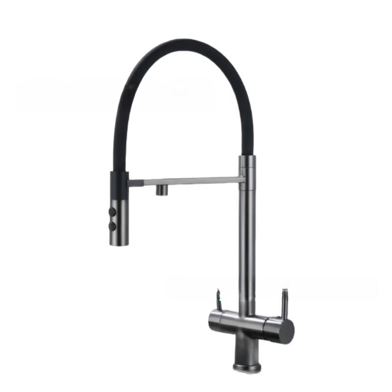 

TLXT Gun Grey Magnetic Wall-Mounted Hot & Cold Purified Water Faucet