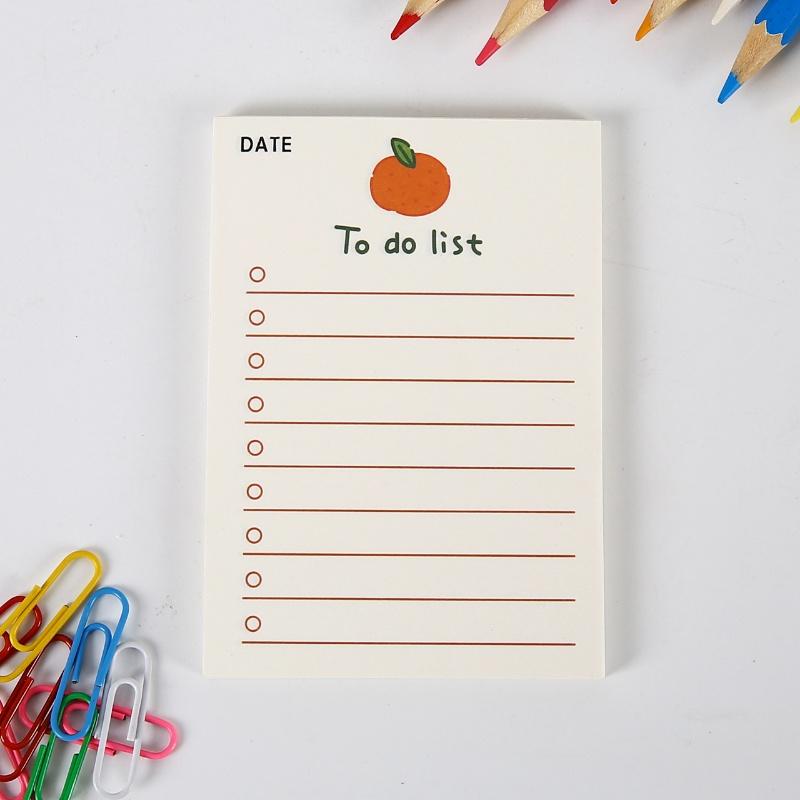 Sticky Notes Sticky Notes Bjørnemønster Søt frukt Enkle skrivesaker Gaver til studenter