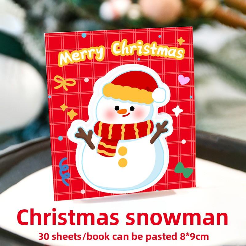 

Рождественские стикеры: Студенты могут наклеивать декоративные стикеры и милые рождественские записки N раз Christmas Snowman