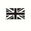 1pc British Flag, Black, 3x5 Feet, Black British Flag, Union Jack Flag, 90x150cm, 90g Polyester, with Two Brass Grommets and Single-Stitch Seaming, Fo