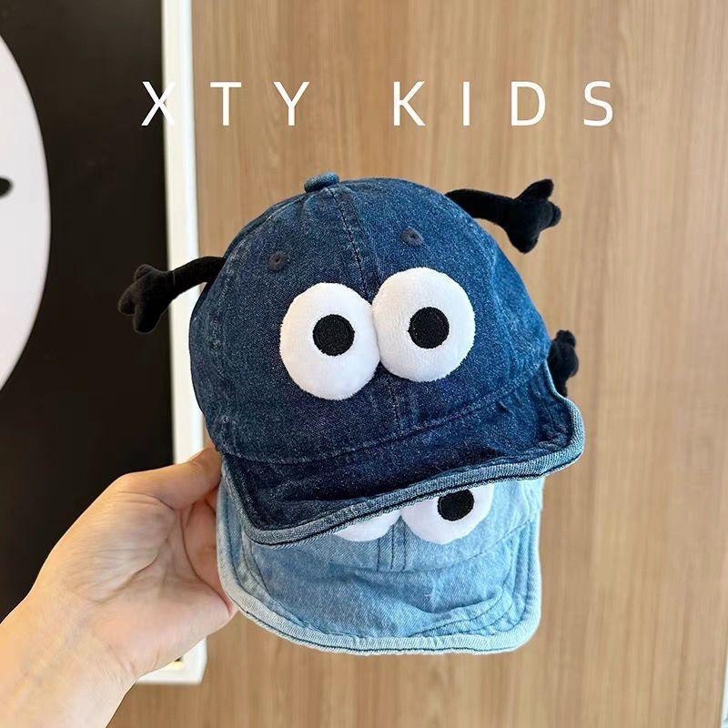 Baby Denim Cap With Sun Protection For Toddler Outdoor Sunhat 2025