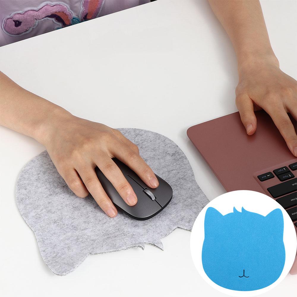 Cat Shaped Thicken Optical Cloth Universal Cute Pad Mouse Mat for Computer Cat Design