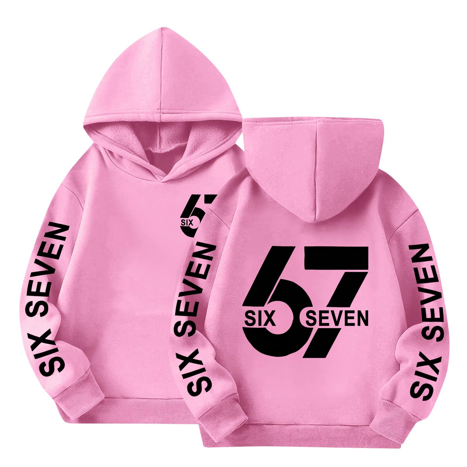 

Boys Printed Hooded Long-Sleeve Sweatshirt Casual Sports Comfort Sweatshirt 150 рожевий