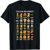25 Italiano BRAINROT Camiseta Engraçada Personagem Meme Brainrot Italiano